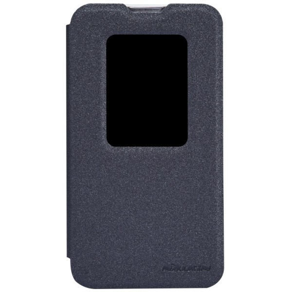 „Nillkin“ Sparkle atverčiamas dėklas - juodas (L70)
