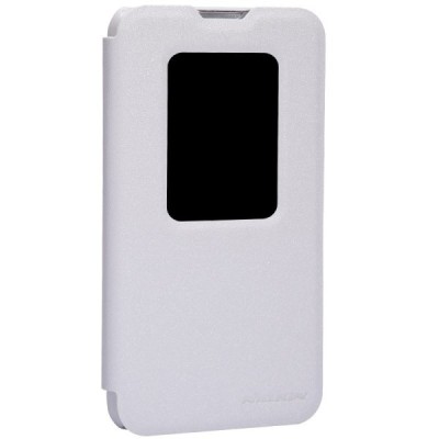 LG L70 D320 Nillkin Sparkle atvēramais balts futrālis / Vacins.lv