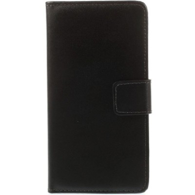 LG L70 D320 atvēramais melns ādas Litchi futrālis - maciņš / Vacins.lv