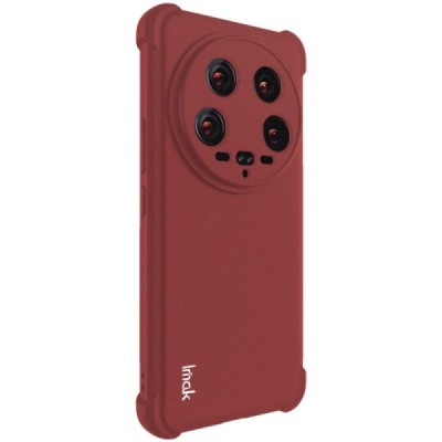 Xiaomi 14 Ultra Imak pastiprinātas aizsardzības cieta silikona (TPU) bordo vāciņš | Vacins.lv