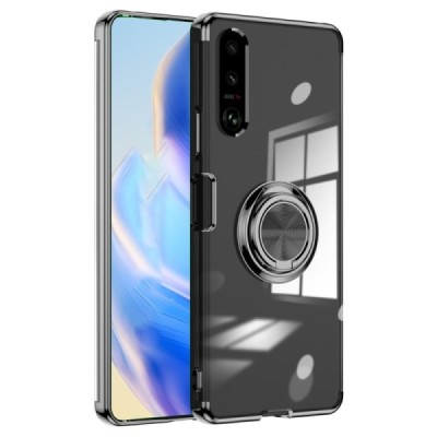 Sony Xperia 1 VI „Fashion“ Kickstand cieta silikona (TPU) dzidrs apvalks | vacins.lv