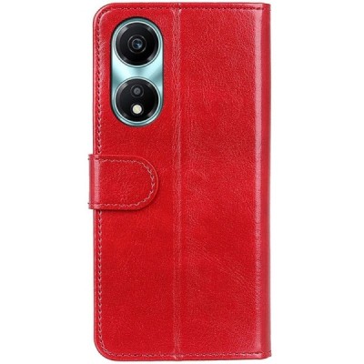 Honor X5 Plus Binfen atvēramais sarkans maciņš - maks | Vacins.lv