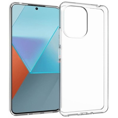 Xiaomi Redmi 13C, 13R 5G, Poco C65 4G, Poco M6 5G kieto silikono TPU skaidrus dėklas - nugarėlė | Priedai.lt