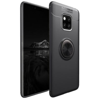 Huawei Mate 20 Pro „FOCUS“ Kickstand kieto silikono TPU juodas dėklas - nugarėlė | Priedai.lt