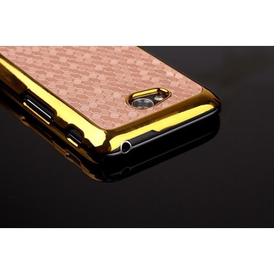 LG L70 D320 elegantiškas šampaninis dėklas su auksiniais apvadais / Priedai.lt