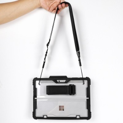 Microsoft Surface Pro 11, 10, 9 sustiprintos apsaugos skaidrus, permatomas dėklas - nugarėlė | Priedai.lt