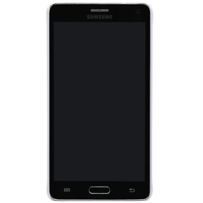 Nillkin Frosted Shield Samsung Galaxy Note 4 (N910) baltas plastikinis dėklas + apsauginė ekrano plėvelė / Priedai.lt