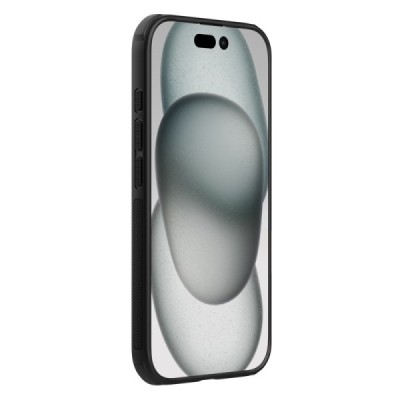 Apple iPhone 16 "Nillkin" Frosted Shield Pro Magnetic melns apvalks | vacins.lv