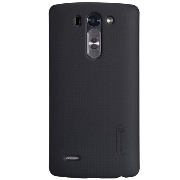 „Nillkin“ Frosted Shield dėklas - juodas + apsauginė ekrano plėvelė (G3 S)