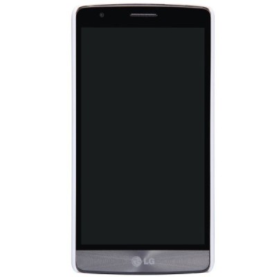 Nillkin Frosted Shield LG G3 S baltas plastikinis dėklas + apsauginė ekrano plėvelė / Priedai.lt