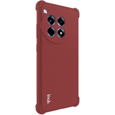 OnePlus 12R 5G (Ace 3) "Imak" pastiprinātas aizsardzības cieta silikona (TPU) bordo vāciņš | Vacins.lv