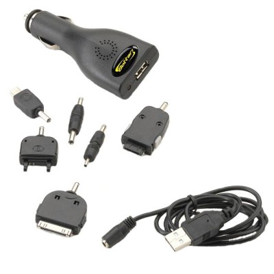 „Bottari“ Charger +6 universalus automobilinis įkroviklis su 6 keičiamais antgaliais / Priedai.lt