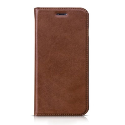 Greznais „HOCO“ Luxury sērijas ādas atvērams brūns Apple iPhone 6 Plus (6s Plus) futrālis / Vacins.lv