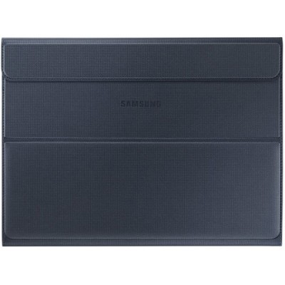 Originalus Samsung Galaxy Tab S 10.5 (T805, T800) Book Cover atverčiamas juodas odinis dėklas / Priedai.lt