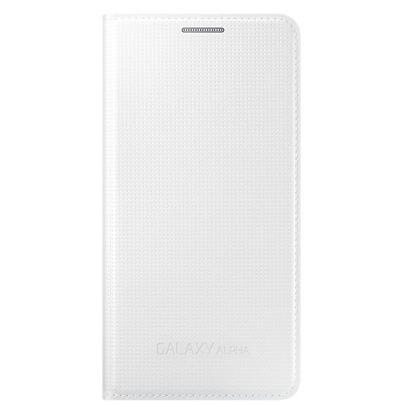 „Samsung“ Flip Cover atverčiamas dėklas - baltas (Galaxy Alpha)