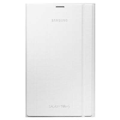 Originalus Samsung Galaxy Tab S 8.4 (T705, T700) Book Cover atverčiamas juodas odinis dėklas / Priedai.lt