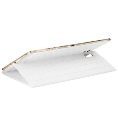 Originalus Samsung Galaxy Tab S 8.4 (T705, T700) Book Cover atverčiamas juodas odinis dėklas / Priedai.lt