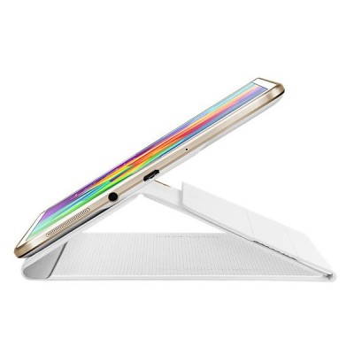 Originalus Samsung Galaxy Tab S 8.4 (T705, T700) Book Cover atverčiamas juodas odinis dėklas / Priedai.lt