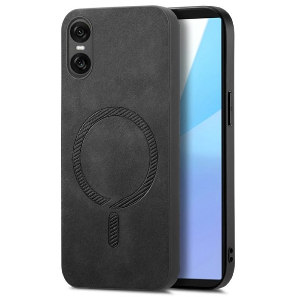 "Tianhan" MagSafe cieta silikona (TPU) apvalks - melns (Xperia 10 VI)