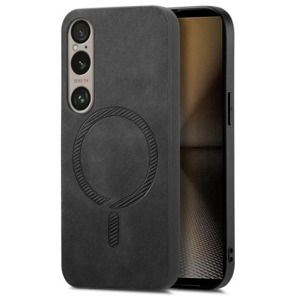 "Tianhan" MagSafe cieta silikona (TPU) apvalks - melns (Xperia 1 VI)