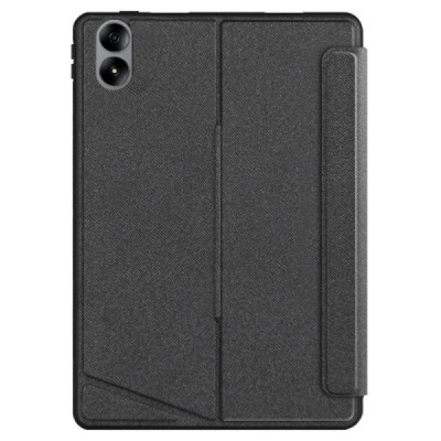 Xiaomi Redmi Pad Pro ādas atvēramais melns futrālis ar bluetooth tastatūra | Vacins.lv