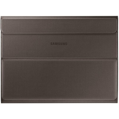Originalus Samsung Galaxy Tab S 10.5 (T805, T800) Book Cover atverčiamas bronzinis odinis dėklas / Priedai.lt
