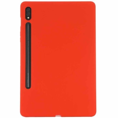 Samsung Galaxy Tab S10 Ultra 14.6" (X920, X926), S9 Ultra "Shell" cieta silikona (TPU) sarkans apvalks | vacins.lv