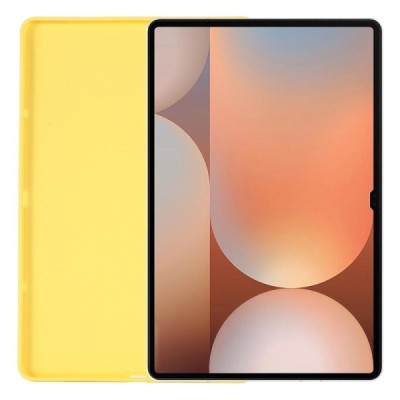 Samsung Galaxy Tab S10 Ultra 14.6" (X920, X926), S9 Ultra "Shell" cieta silikona (TPU) dzeltens apvalks | vacins.lv