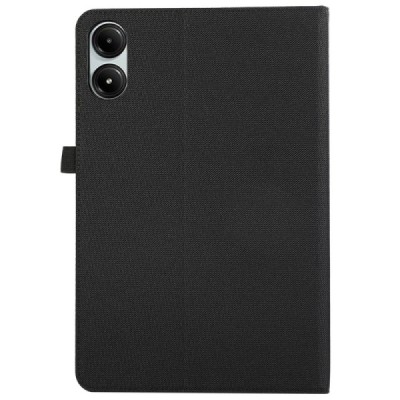 Xiaomi Redmi Pad Pro atvēramais melns tekstila maciņš - maks ar vietu, kur ielikt stylus | Vacins.lv