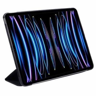 Klassikaline tahke kaaned - must (iPad Air 13 2024 / 2025 / 2026 / iPad Pro 12.9" 2022 / 2021 / 2020)