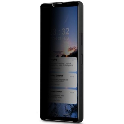 Sony Xperia 10 VI "Imak" Tempered Glass privāta melns ekrāna aizsargstikls | Vacins.lv