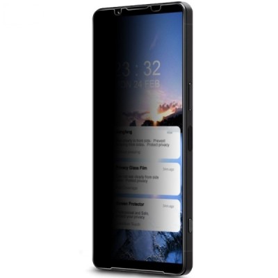 Sony Xperia 1 VI "Imak" Tempered Glass privāta melns ekrāna aizsargstikls | Vacins.lv
