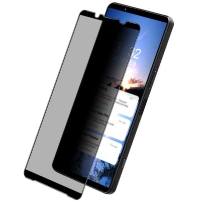 Sony Xperia 1 VI "Imak" Tempered Glass privāta melns ekrāna aizsargstikls | Vacins.lv
