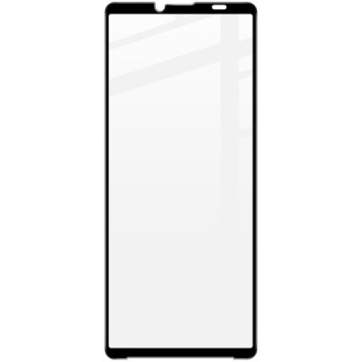 Sony Xperia 10 VI „Imak“ Tempered Glass sustiprintos apsaugos juodas pilnai dengiantis apsauginis ekrano stiklas 0,2 mm | Prieda