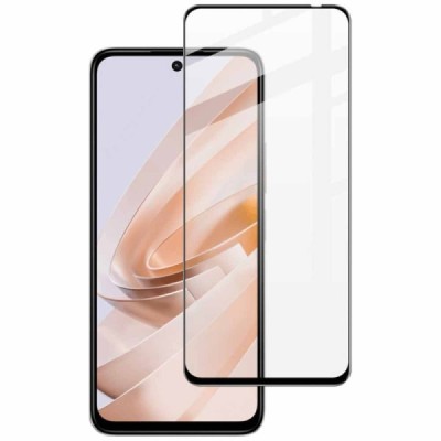 Xiaomi Redmi 13 (Note 13R, Poco M6 4G) „Imak“ Tempered Glass sustiprintos apsaugos juodas pilnai dengiantis apsauginis ekrano st