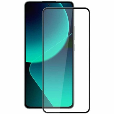 Xiaomi 13T, 13T Pro „Mocolo“ 9H 3D Tempered Glass sustiprintos apsaugos juodas pilnai dengiantis apsauginis ekrano stiklas | Pri