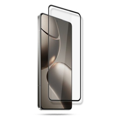 Xiaomi 14T, 14T Pro „Mocolo“ 9H 3D Tempered Glass sustiprintos apsaugos juodas pilnai dengiantis apsauginis ekrano stiklas | Pri