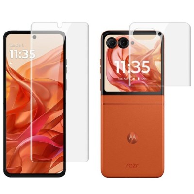 Motorola Razr 50 5G (Razr 2024) "IMAK" Hydrogel aizsargplēves ekrānam (pilnīgi aizsedzama) - dzidras | Vacins.lv