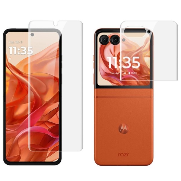 "IMAK" Hydrogel aizsargplēves ekrānam (pilnīgi aizsedzama) - dzidras (Motorola Razr 50)