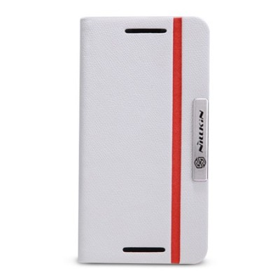 „Nillkin“ Simplicity atverčiamas HTC One M7 baltas dėklas (Dėkliukas) / Priedai.lt