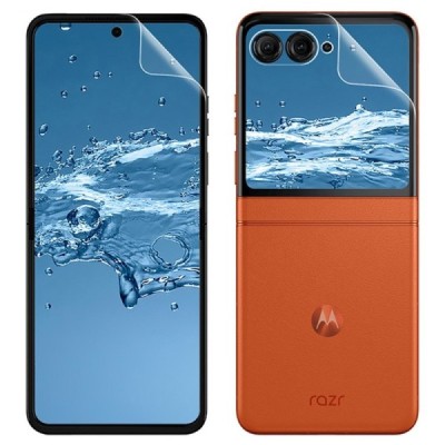 Motorola Razr 50 5G (Razr 2024) "IMAK" Hydrogel aizsargplēves ekrānam (pilnīgi aizsedzama) - dzidras | Vacins.lv