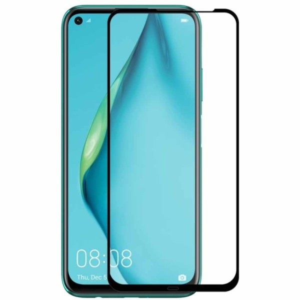 "Hat-Prince" Tempered Glass ekrāna aizsargstikls - melns (P40 Lite)