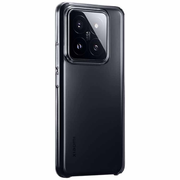 Kieto silikono (TPU) dėklas - skaidrus (Xiaomi 14T)
