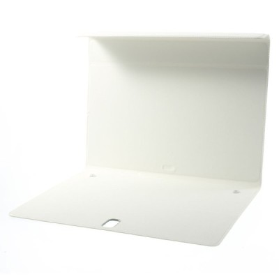 Samsung Galaxy Tab S 10.5 (T805, T800) ādas atvēramais balts futrālis / Vacins.lv