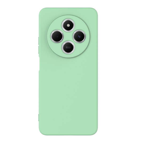 "Shell" cieta silikona (TPU) apvalks - zaļš (Redmi 14C 4G / 14R 5G / A4 5G / Poco C75 4G)