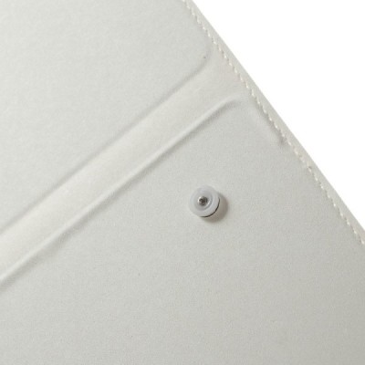 Samsung Galaxy Tab S 10.5 (T805, T800) ādas atvēramais balts futrālis / Vacins.lv