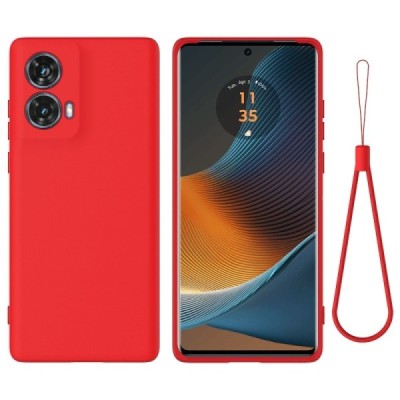 Motorola Moto G85 5G (S50 Neo 5G) "Shell" cieta silikona (TPU) apvalks - sarkans | vacins.lv