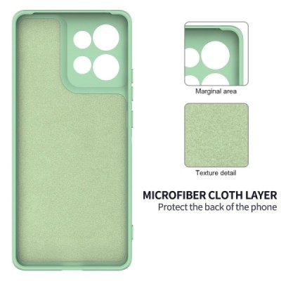 "Shell" kõva silikoon (TPU) ümbris – roheline (Motorola Edge 60 Neo / Edge 50 Neo / Moto S50 / ThinkPhone 25)