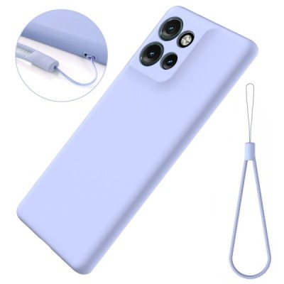 "Shell" hard silicone (TPU) case - purple (Motorola Edge 60 Neo / Edge 50 Neo / Moto S50 / ThinkPhone 25)