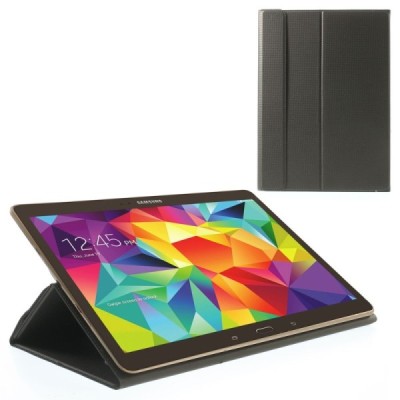 Samsung Galaxy Tab S 10.5 (T805, T800) atverčiamas rudas odinis dėklas / Priedai.lt